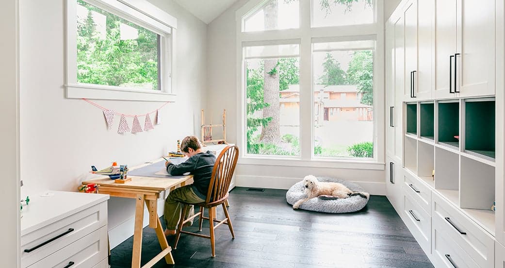 Custom Art Studio with Storage | California Closets Toronto