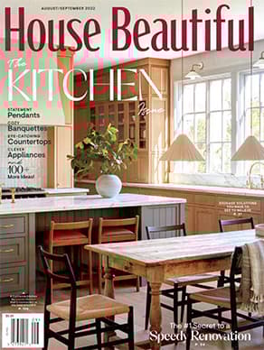 House Beautiful organizing issue for a California Closets kitchen pantry design