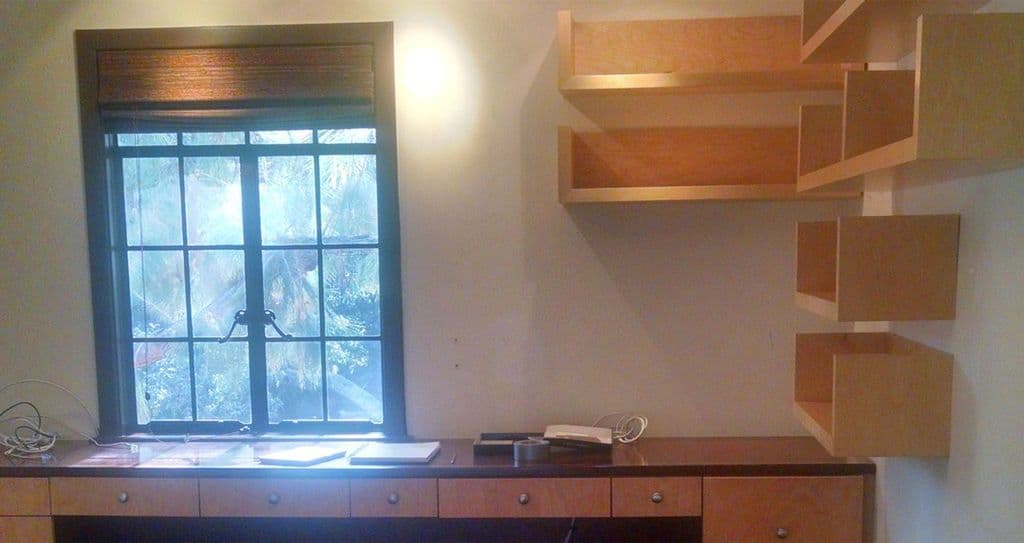 Before Jeremiah Brent's office redesign with California Closets