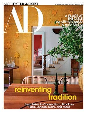Número de Architectural Digest que presenta el armario personalizado actualizado por Jon Batiste de California Closets