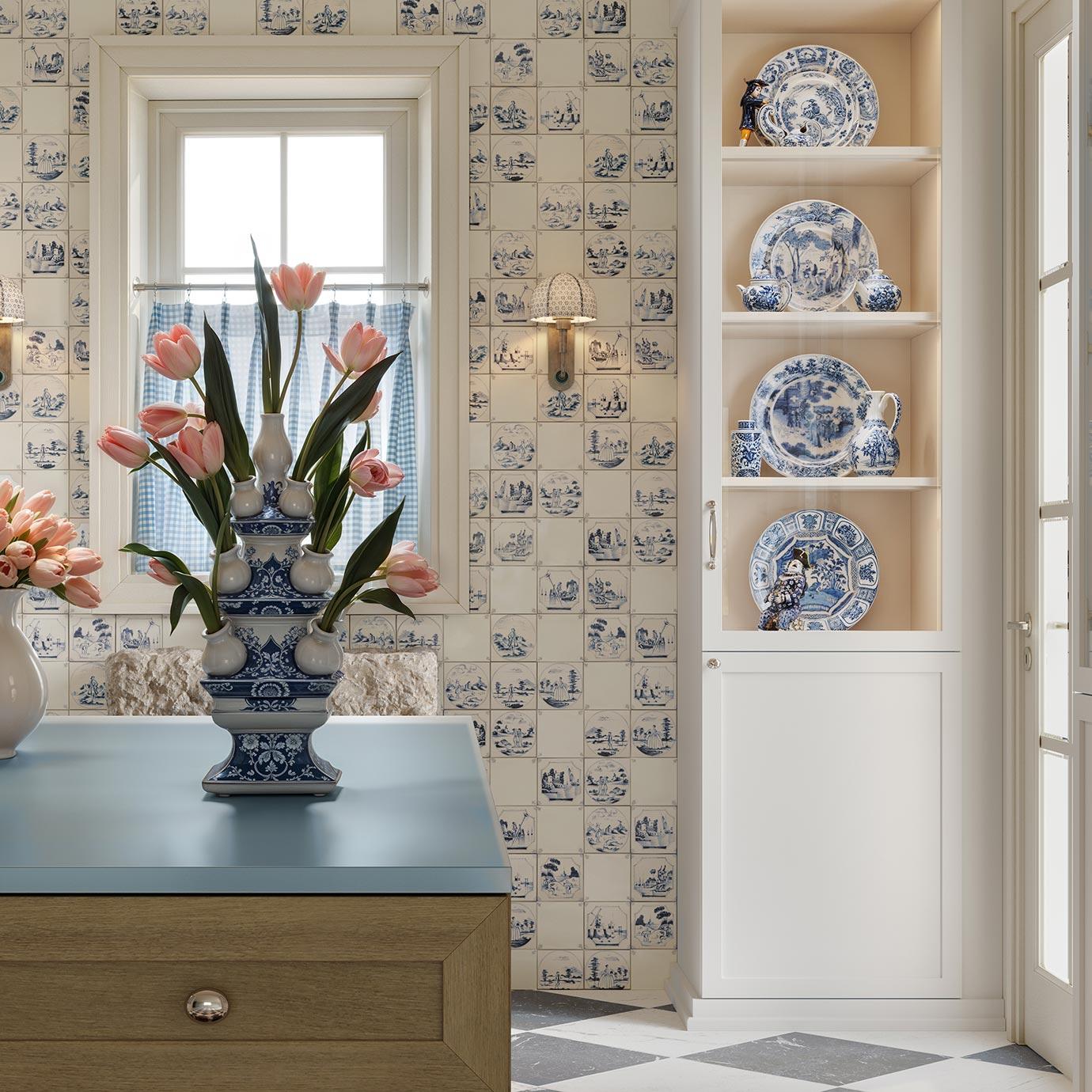 Despensa personalizada para cocina con estantes personalizados en acabado blanco de California Closets