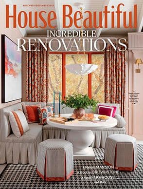 House Beautiful issue featuring 13 historic design renovations by California Closets