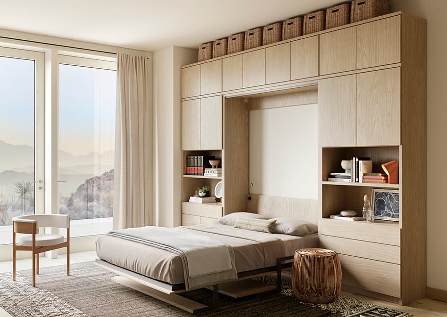 Consejos en el blog sobre ideas de almacenamiento con camas abatibles, gabinetes y cajones por California Closets