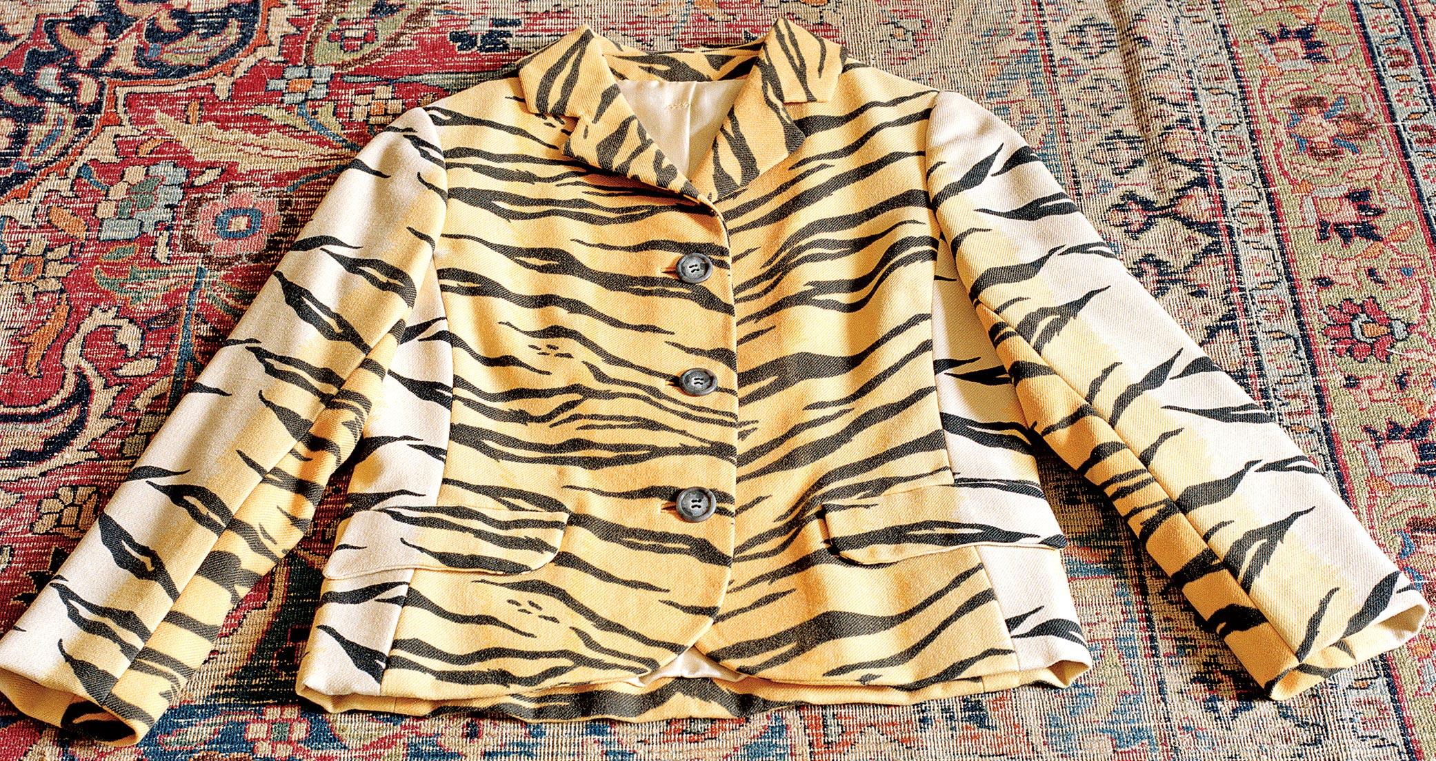 Ellie Montgomery Atuk's favorite leopard pring jacket now belongs to her daughter, writer, Jeannette Montgomery Barron as told in Ideas of Order Magazine