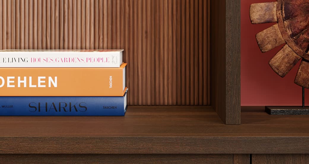 Repisas Acabado Madera Oscura | California Closets