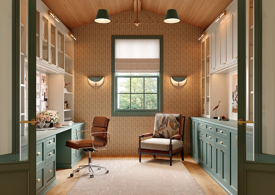 Despensa personalizada con diseño tradicional para una casa de Austin Trad de California Closets.