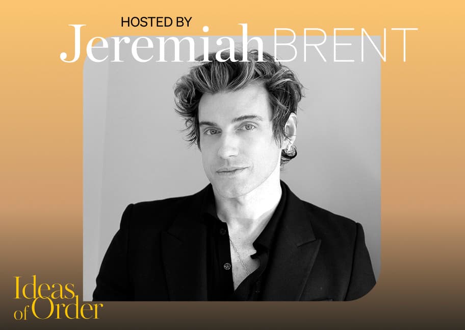 California Closets Ideas of Order podcast cover banner hosted by Jeremiah Brent.